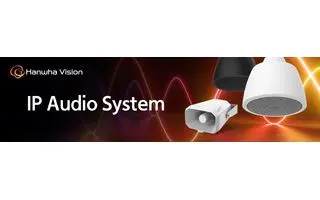 IP audio systém Hanwha